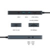 Hyper HyperDrive Flex 8 Port USB-C Hub, Black | Hyper