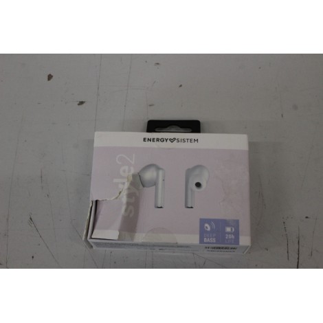 SALE OUT. Energy Sistem Earphones True Wireless Style 2 Coconut (True Wireless Stereo, BT 5.1, Deep Bass, Charging Case) | Energy Sistem True Wireless Earphones | Style 2 | Wireless | In-ear | Microphone | DAMAGED PACKAGING | Noise canceling | Wireless | 