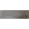 SALE OUT. Dell Keyboard and Mouse KM5221W Pro Wireless US International White, UNPACKED AS DEMO | Dell Keyboard and Mouse | KM5221W Pro | Keyboard and Mouse Set | Wireless | Mouse included | US | UNPACKED  AS DEMO | White | 2.4 GHz