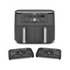 Ninja DZ400EU fryer Double 9.5 L Stand-alone 2470 W Hot air fryer Grey