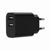 CHARGER USB UNIVERSAL BLACK/2P TA-UC-2A12-01-BK GEMBIRD