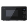 Sharp | Microwave Oven | YC-MS02E-B | Free standing | 800 W | Black