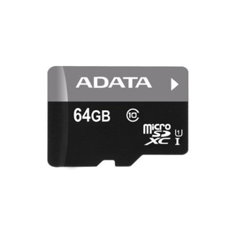 ADATA | Premier UHS-I | 64 GB | MicroSDXC | Flash memory class 10 | SD adapter