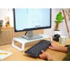 Trust 25351 monitor mount / stand Desk Transparent, White