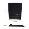 MOUSE PAD WRIST SUPPORT/BLACK 9181201 FELLOWES