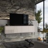 RTV cabinet ABI 4D 200x38x62 cashmere matt