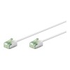 Goobay 74357 Ultra-Flexible CAT 8.1 Patch Cable, Slim, U/FTP, 0.15 m, White