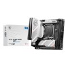 MSI | MPG B760I EDGE WIFI | Processor family Intel | Processor socket  LGA1700 | DDR5 DIMM | Memory slots 2 | Supported hard disk drive interfaces SATA, M.2 | Number of SATA connectors 4 | Chipset Intel B760 | Mini-ITX