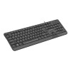NATEC KEYBOARD TROUT SLIM USB, US LAYOUT, BLACK