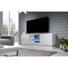 Cama TV cabinet QIU 160 MDF white gloss/white gloss