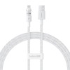 Baseus Gem USB to IP 2.4A fast charging cable 1 m White