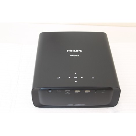 SALE OUT. Philips PicoPix Micro 2TV Mobile Projector, 854x480, 16:9, 600:1, Black  | Philips PPX360/INT | FWVGA (854x480) | 200 ANSI lumens | Black | USED AS DEMO