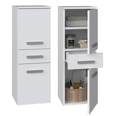Topeshop NEL V DDS BIEL bathroom storage cabinet White