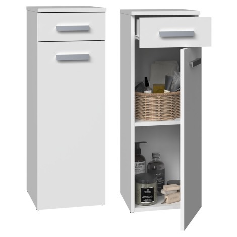 Topeshop NEL V DS BIEL bathroom storage cabinet White