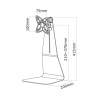 TV SET ACC DESK MOUNT 10-27