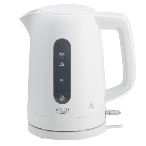 Adler Kettle | AD 1379w | Electric | 2200 W | 1.7 L | Polypropylene | 360° rotational base | White