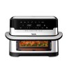 Tefal Dual Easy Fry Flex EY922D 9 L Stand-alone Hot air fryer Black, Stainless steel