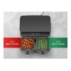 Caso Air Fryer | DuoChef | Power 2200 W | Capacity 14 L | Black