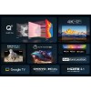 TCL C65 Serie C6 Smart TV QLED 4K 65" 65C655, audio Onkyo con subwoofer, Dolby Vision - Atmos, Google TV