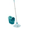 Leifheit 56792 mop Metal, Plastic, Viscose Turquoise, White