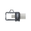 Sandisk Ultra Dual m3.0 USB flash drive 64 GB USB Type-A / Micro-USB 3.2 Gen 1 (3.1 Gen 1) Black,Silver,Transparent