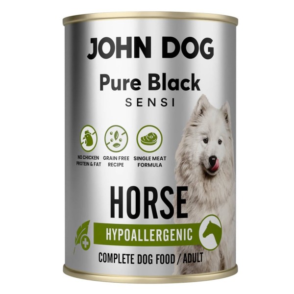 JOHN DOG Pure Black Sensi Hypoallergenic ...