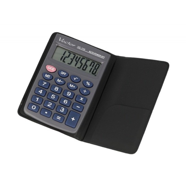 Vector KAV VC-110III pocket calculator, 8 ...
