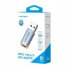 Adapter USB 3.1 Vention USB-A do USB-C ze smyczą stop aluminium