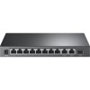 Switch|TP-LINK|TL-SL1311P|Desktop/pedestal|8x10Base-T / 100Base-TX|1xSFP|2xRJ45|PoE+ ports 8|65 Watts|TL-SL1311P