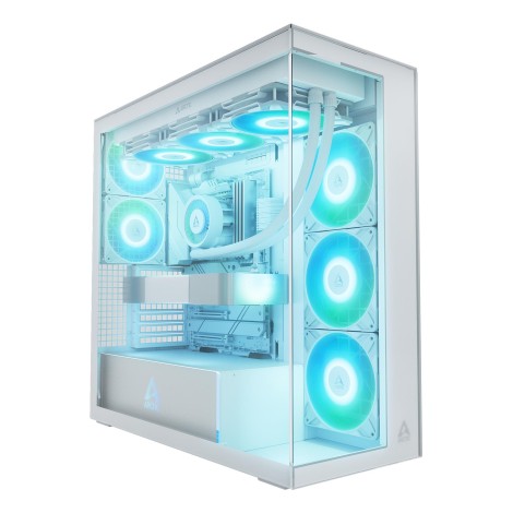 Case|ARCTIC|Xtender (White)|MidiTower|Case product features Transparent panel|Not included|Colour White|ACPCC00014A