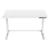 Electric Height Adjustable Desk | 72 - 121 cm | Maximum load weight 50 kg | Metal | White