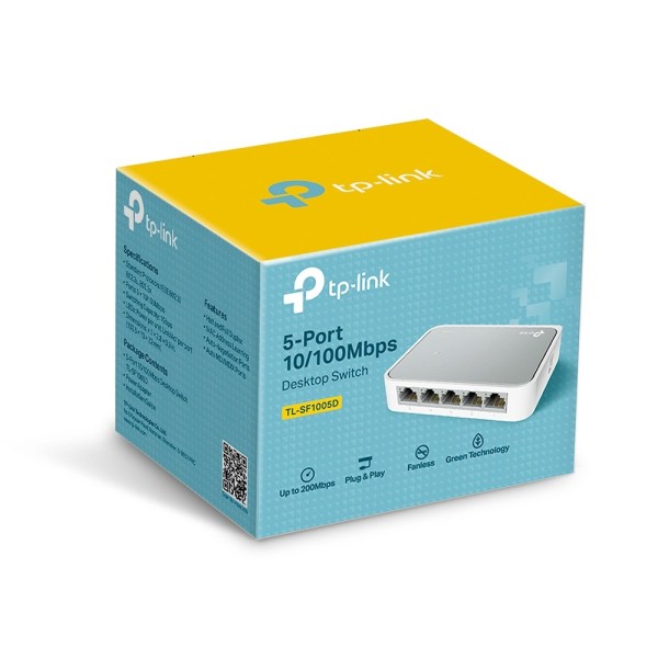 Switch|TP-LINK|5x10Base-T / 100Base-TX|TL-SF1005D