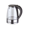 Adler | Kettle | AD 1225 | Standard | 2000 W | 1.7 L | Glass | 360° rotational base | Transparent/Stainless steel