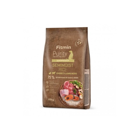 FITMIN Purity Rice Semimoist Rabbit & Lamb - dry dog food - 800g