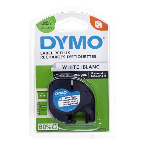 DYMO 12mm LetraTAG Plastic tape label-making ...