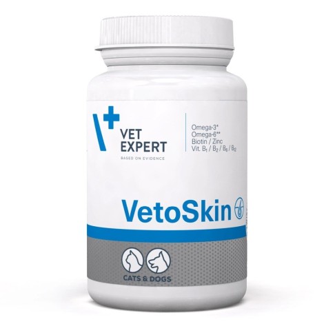 VETEXPERT VetoSkin - supplements for dogs and cats - 60 tablets