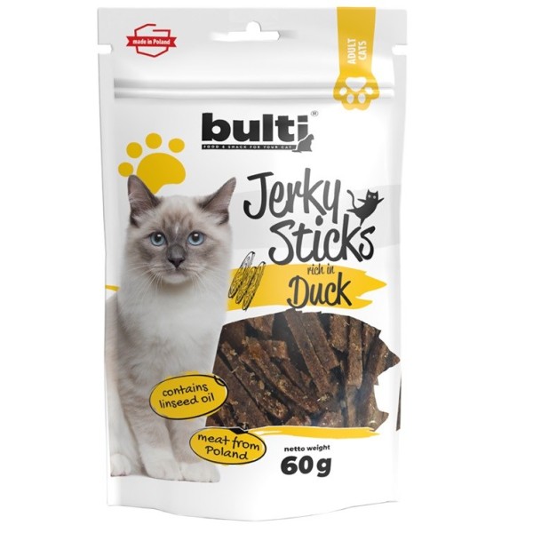 BULTI Jerky Sticks bogate w kaczkę ...