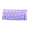 HERO84 HE White+Purple+Gradient+LIGHT JadeKing RGB AULA gasket keyboard