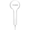 Koss | Headphones | KEB9iW | Wired | In-ear | Microphone | White