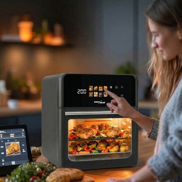 GreenBlue AIR FRYER Oil-Free Air Fryer, ...