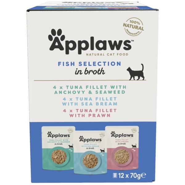 APPLAWS Fish selection multipack in broth ...