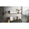 Cama Shelf PORTO 150x18x16.5 oak/black