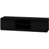 Topeshop RTV140 CZARNY TV stand/entertainment centre 2 shelves