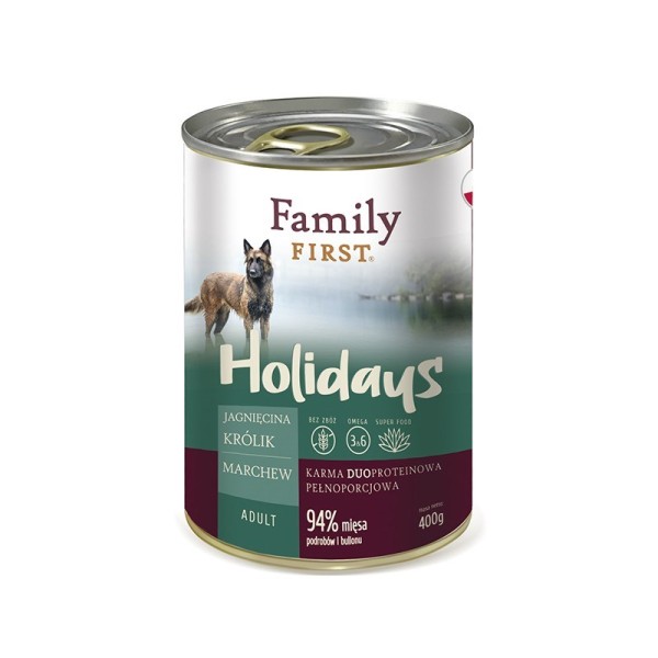 FAMILY FIRST Holidays Adult Lamb, Rabbit, ...