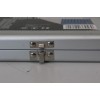 SALE OUT. TURNING KNIVES IN A CASE 10x10mm / 11 pcs. SUITCASE /SILVER | Geko BROKEN LOCK, SCRATCHED PAINT