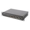 Digitus | 8-port Gigabit Ethernet PoE switch | DN-95317 | Unmanaged | Rackmountable | Power supply type Internal