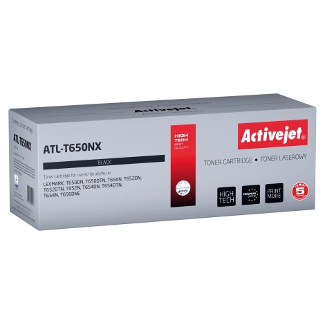 Activejet ATL-T650NX toner (replacement for Lexmark T650H11E; Supreme; 25000 pages; black)