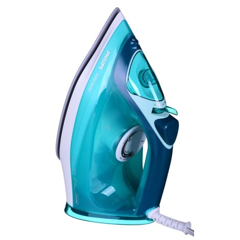 Philips | Iron | DST3030/70 | Steam Iron | 2400 W | Water tank capacity 300 ml | Continuous steam 40 g/min | Steam boost performance 180 g/min | Green