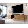 RTV JUNGLE cabinet 190x40.5x59.5 oak wotan + black legs