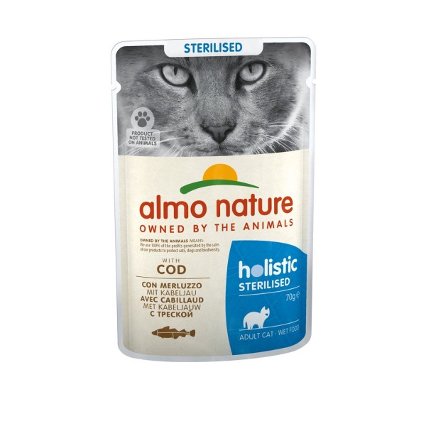 Almo Nature Holistic Sterilised with Cod ...